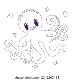 hand drawn animal sketch illustration. animals for coloring book. Animal Outline. vector illustration for children. Cute cartoon characters. Farm, forest and jungle animals. animals line art.