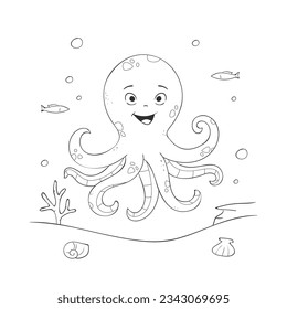 hand drawn animal sketch illustration. animals for coloring book. Animal Outline. vector illustration for children. Cute cartoon characters. Farm, forest and jungle animals. animals line art.