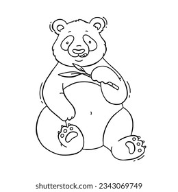 hand drawn animal sketch illustration. animals for coloring book. Animal Outline. vector illustration for children. Cute cartoon characters. Farm, forest and jungle animals. animals line art.