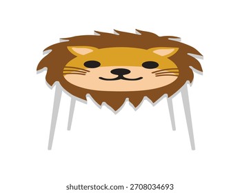 Hand Drawn Animal Study Desk