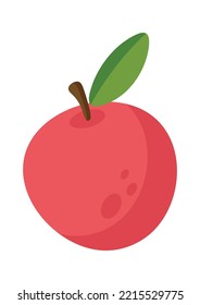 Hand drawn apple Food icon. Vector illustration