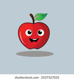 Handgezeichnetes Apfelvektordesign 