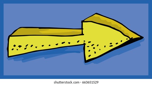 hand drawn arrow