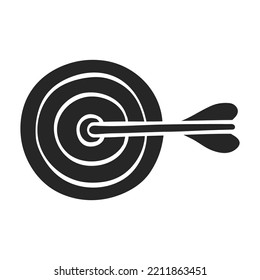 Hand drawn Arrow bullseye vector illustration