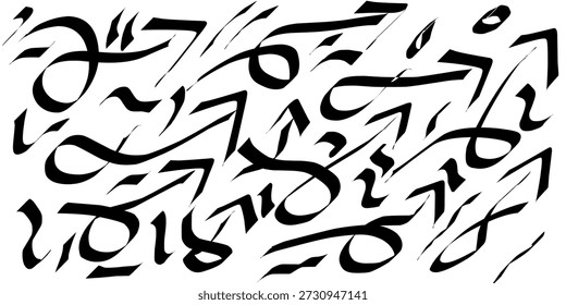 Handgezeichnete Pfeilsammlung. Verschiedene Arten von Pfeilen, die in alle Richtungen zeigen. Doodle schwarzen Pfeil Sammlung.
