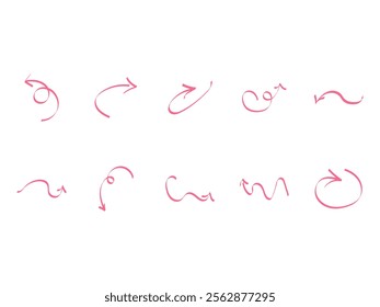 Hand Drawn Arrow Element Set
