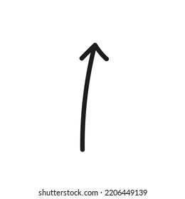 Hand drawn arrow illustration vector
