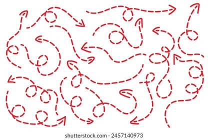 Hand drawn arrow mark doddle sketch. Doddle arrow set. 11:11