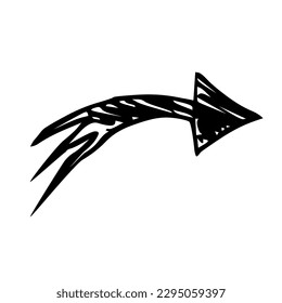 hand drawn arrow mark icons element