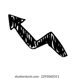 hand drawn arrow mark icons element