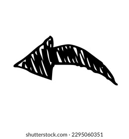 hand drawn arrow mark icons element