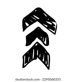 hand drawn arrow mark icons element