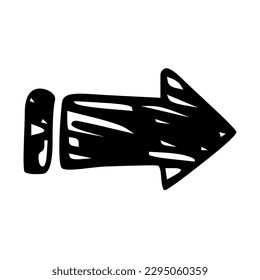 hand drawn arrow mark icons element