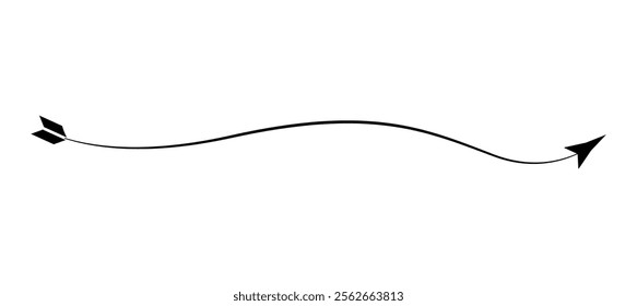 Hand drawn arrow mark icons vector