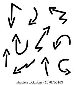 Hand Drawn Arrow Set