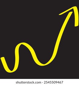 Hand drawn arrow. Vector doodle icon. Vector illustration. 333
