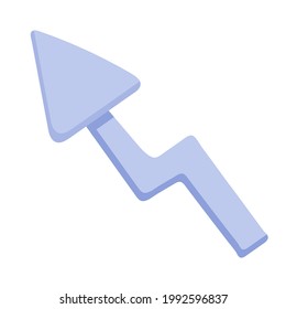 hand drawn arrow vector image