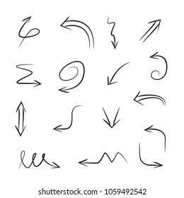 hand drawn arrows