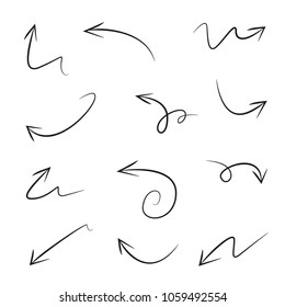 hand drawn arrows