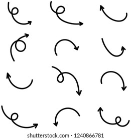 hand drawn arrows