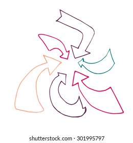 Hand drawn Arrows