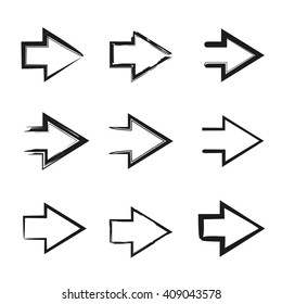 hand drawn arrows