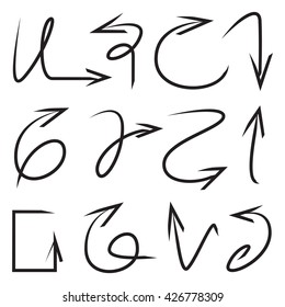 hand drawn arrows