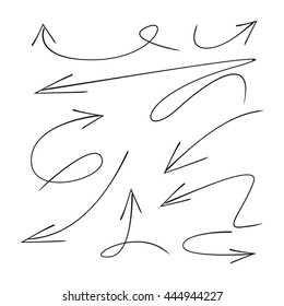 hand drawn arrows