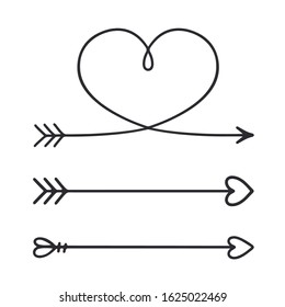 Hand drawn arrows  Black arrows  Cupid's arrow  Vector arrows set  
Valentines day symbol  Heart icon  Hand drawn doodle  Love sign  Pointers arrows  Archery  Direction signs  Arrow and feather 
