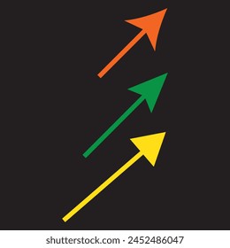 Hand drawn arrows. Grunge texture. vector illustration
