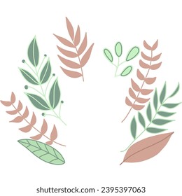 Hand drawn art of beautiful herb card