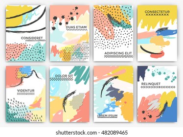 Hand drawn artistic background designs - Useable for Wedding invitation, anniversary, birthday, Valentine's day, party poster - card, brochure, or flyer design