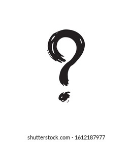 Question Mark Symbol Thoughts Sketch By Stock Vector (Royalty Free ...