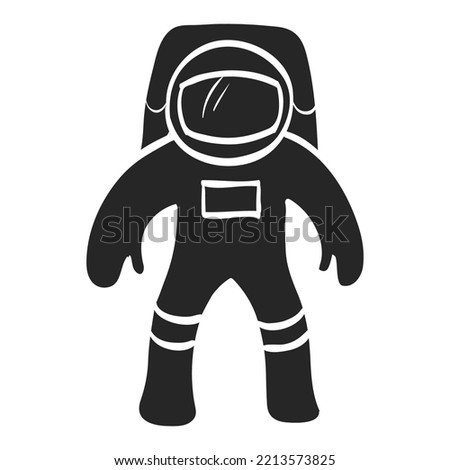 Hand drawn Astronaut vector illustration