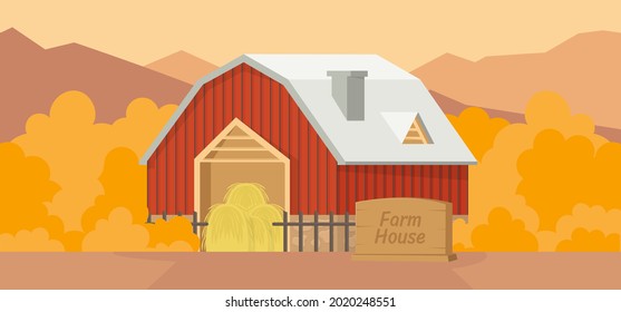 Hand drawn autumn background. Vector Illustration