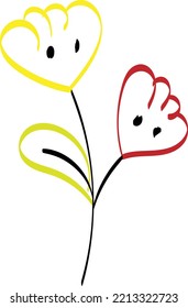 Hand Drawn Autumn element. Doodle design element
