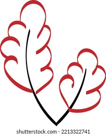 Handgezeichnetes Herbstelement. Doodle-Design-Element