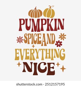 Hand drawn autumn seasonal colorful drawings and lettering vector illustration. Autumn phrases with cute and cozy decorative element