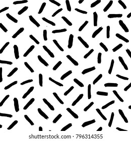 Hand drawn avant garde background with brush painted shapes.