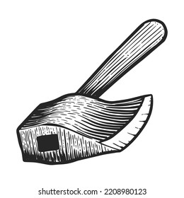 Hand drawn axe vector illustration