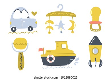 Baby Mobile Drawing Images Stock Photos Vectors Shutterstock