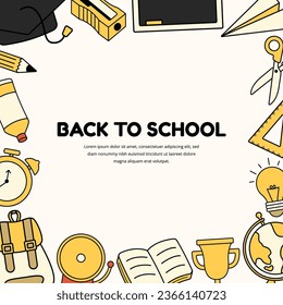 La Mano De Vuelta Al Fondo Escolar