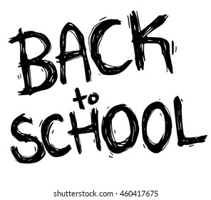 Hand drawn back to school doodles. Design elements, hand drawn lettering. vector illustration calligraphy back to school. Elegant decoration and hand lettering for your design.