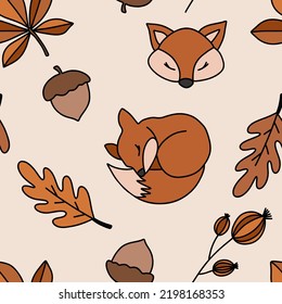 Hand drawn background for autumn celebration