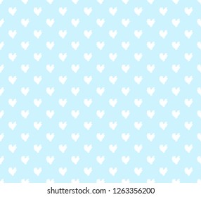 Hand drawn background with colored hearts. Seamless grungy wallpaper on surface. Abstract texture with love signs. Lovely pattern. Line art. Print for banner, flyer or poster. Colorful illustration