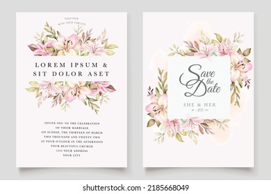 hand drawn background and frame floral design