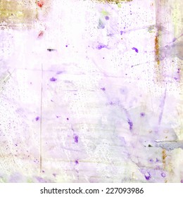 Hand drawn background with light drops of paint.