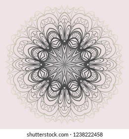 Hand drawn background with Mandala. Vector decorative elements. Arabic, Indian, ottoman motifs