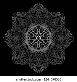 Hand drawn background with Mandala. Vector decorative elements. Arabic, Indian, ottoman motifs
