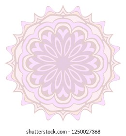 Hand drawn background with Mandala. Vector decorative elements. Arabic, Indian, ottoman motifs.